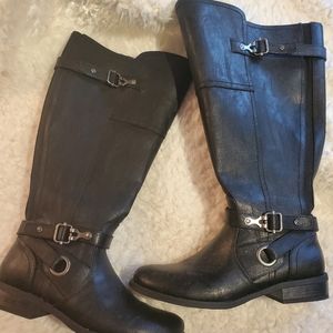Guess boots wide calf